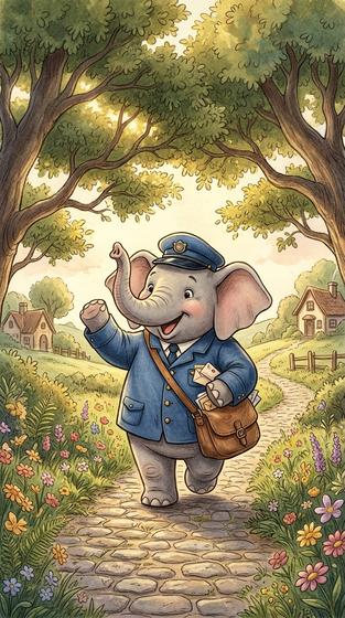 Vertical Mobile Welcome Illustration